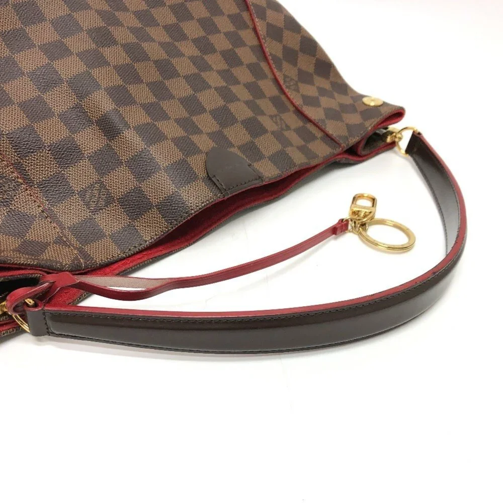 LOUIS VUITTON Authentic Black Damier Canvas Shoulder Bag